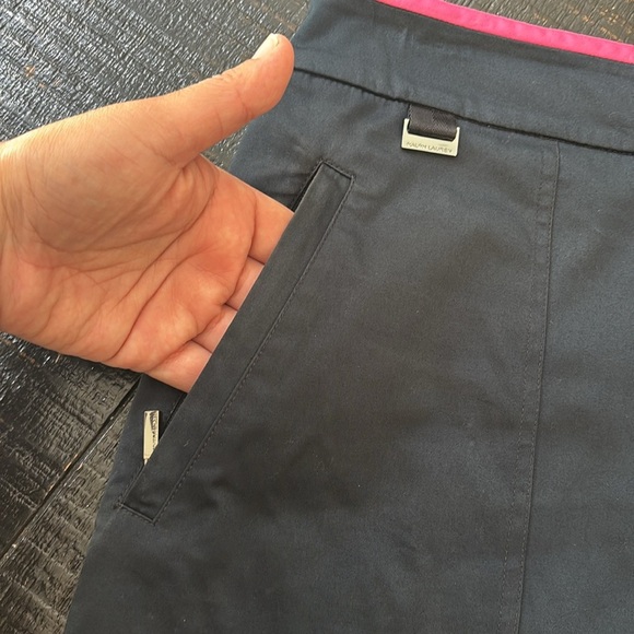 Ralph Lauren Golf navy blue skort with a pink stripe at the waistband size 6 - Picture 5 of 10